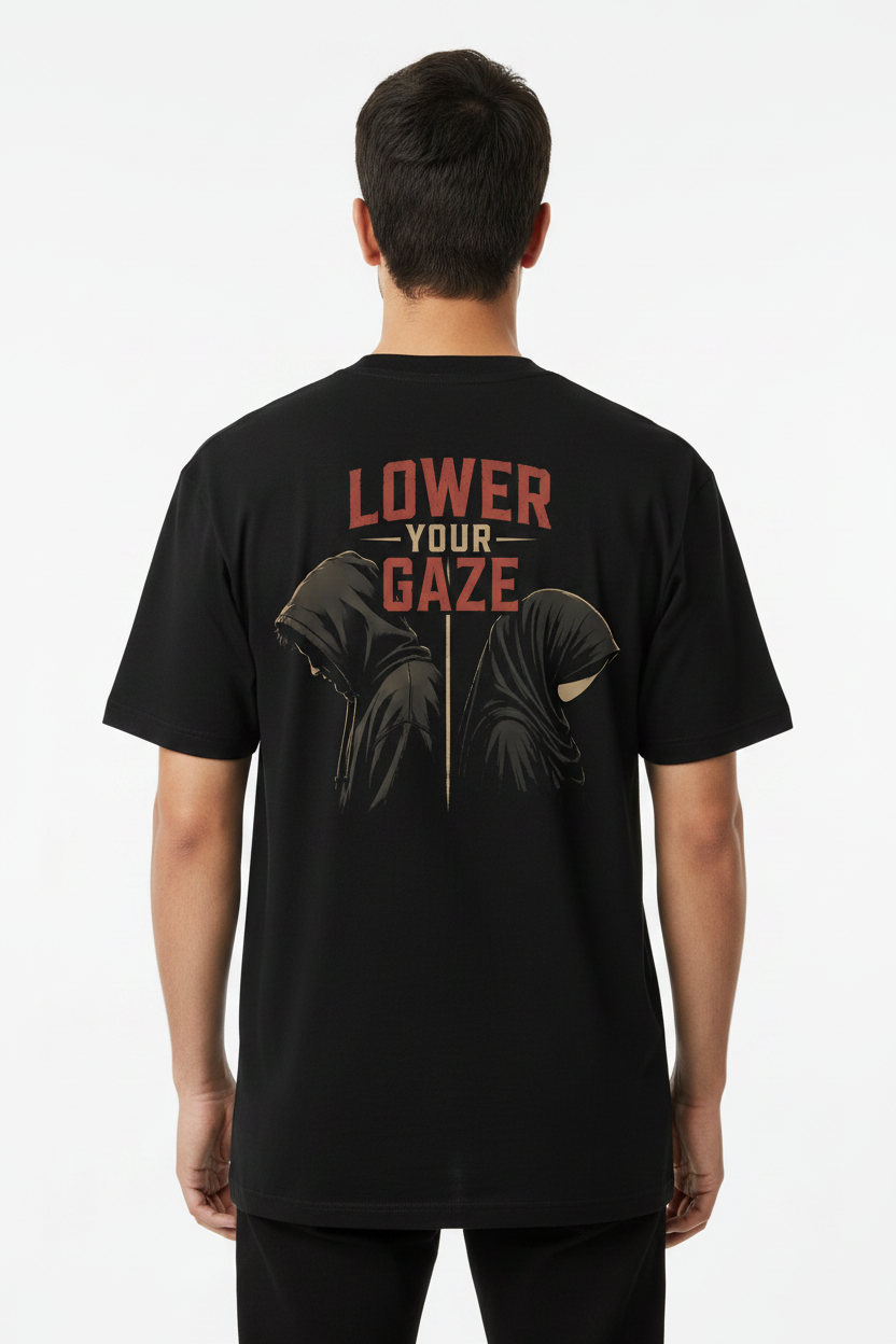 Lower Your Gaze – Islamic Reminder T-Shirt