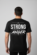 The Strong Control Their Anger – Islamic Back Print Black T-Shirt